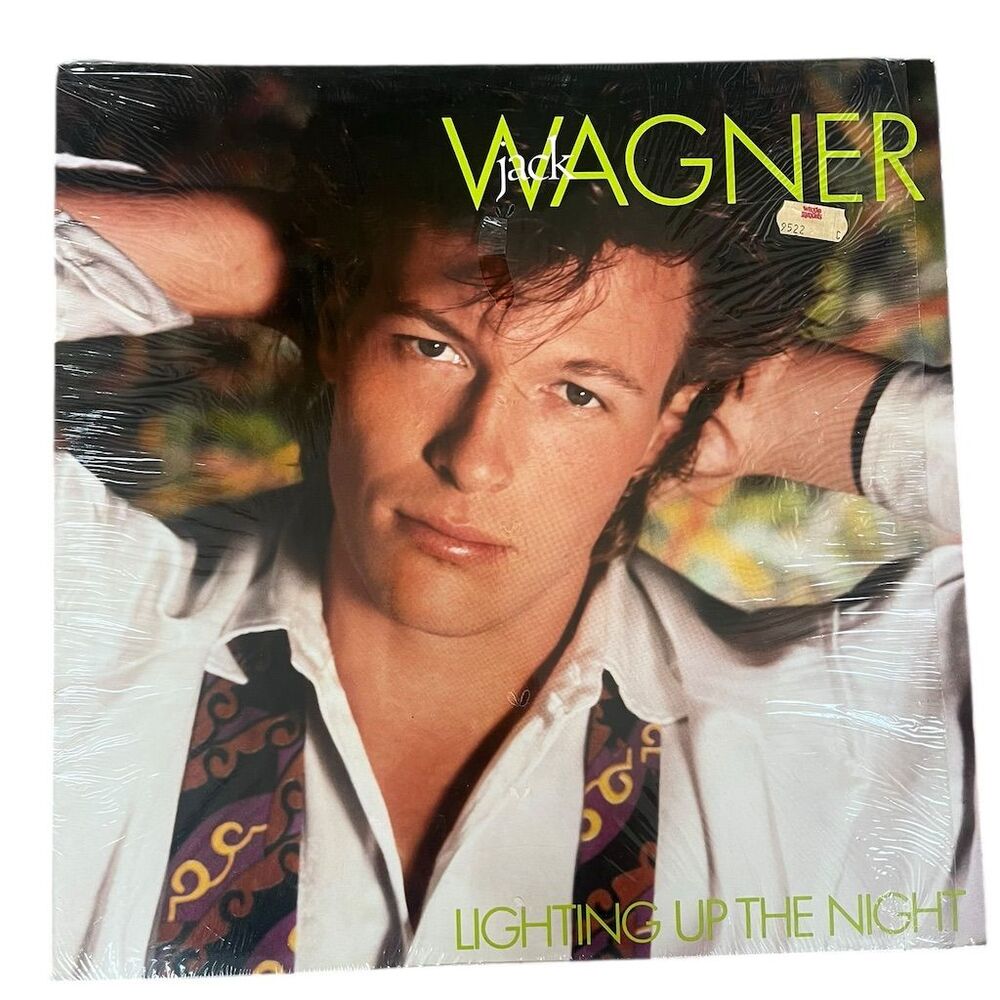Jack Wagner‎ Lighting Up The Night LP Vinyl Record 1985 Pop Vinyl VG+
